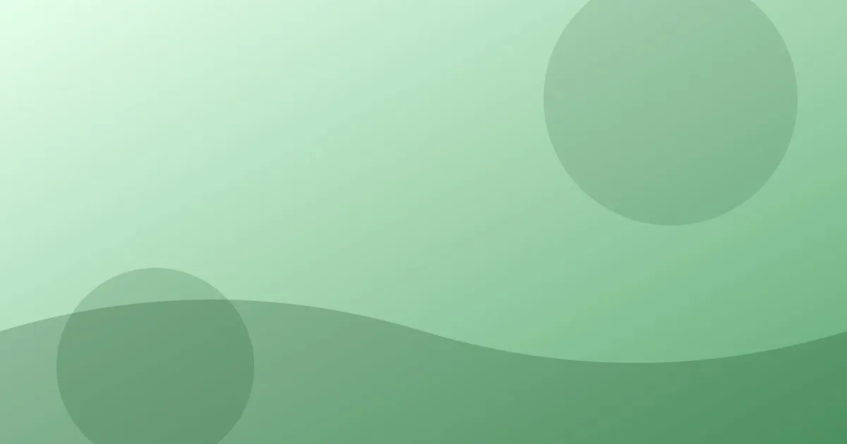 Green gradient placeholder cover art